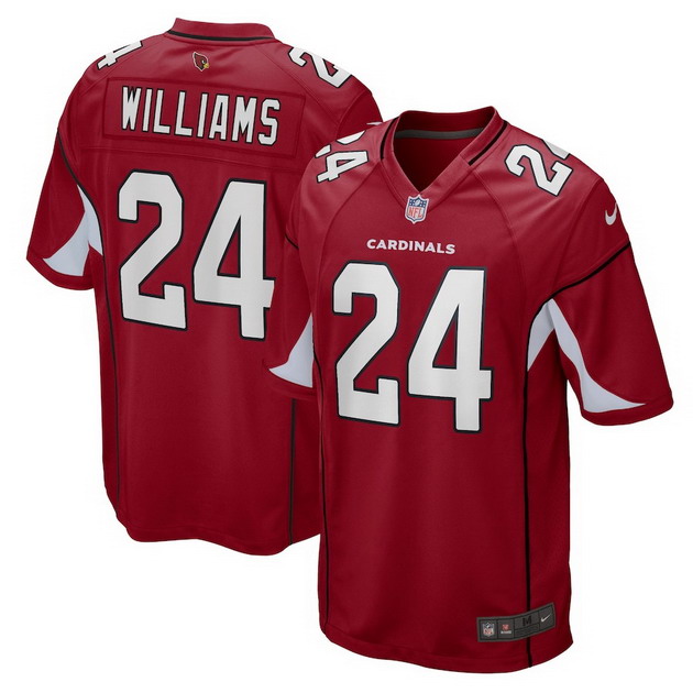 mens nike darrel williams cardinal arizona cardinals game player jersey